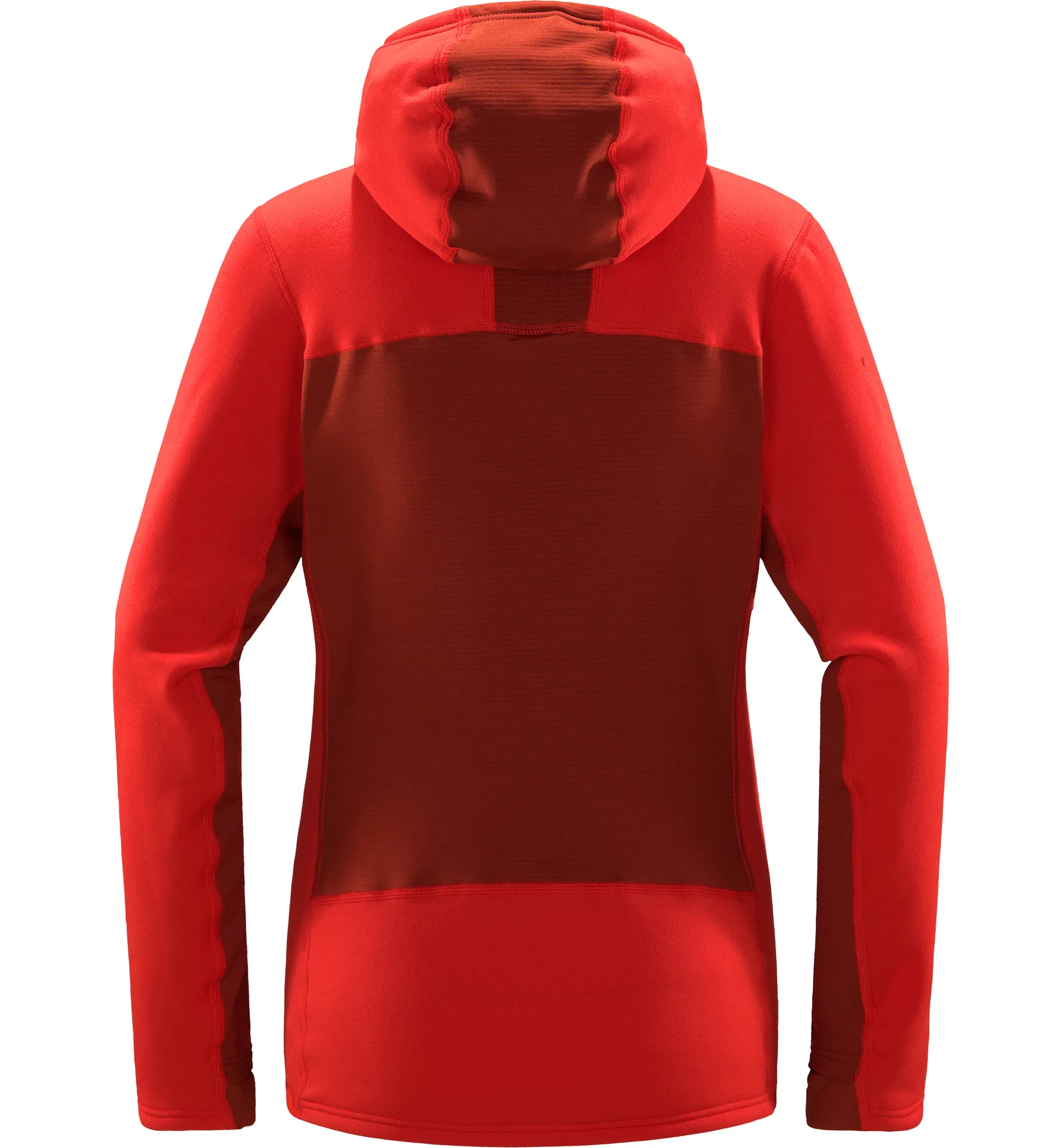 Roc Nordic Mid Hood Women Poppy red/Corrosion