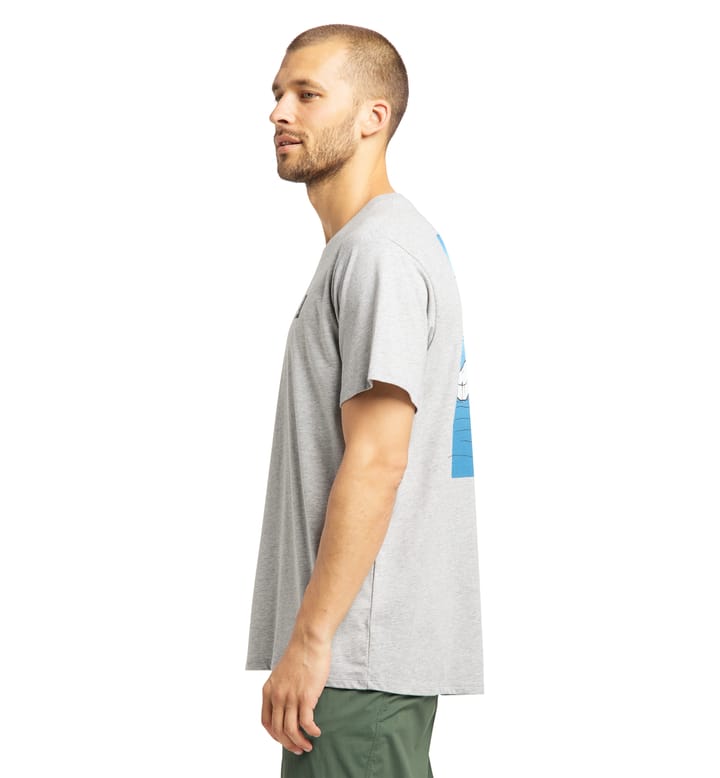 Camp Tee Men Grey Melange Camp Tee Men Grey Melange