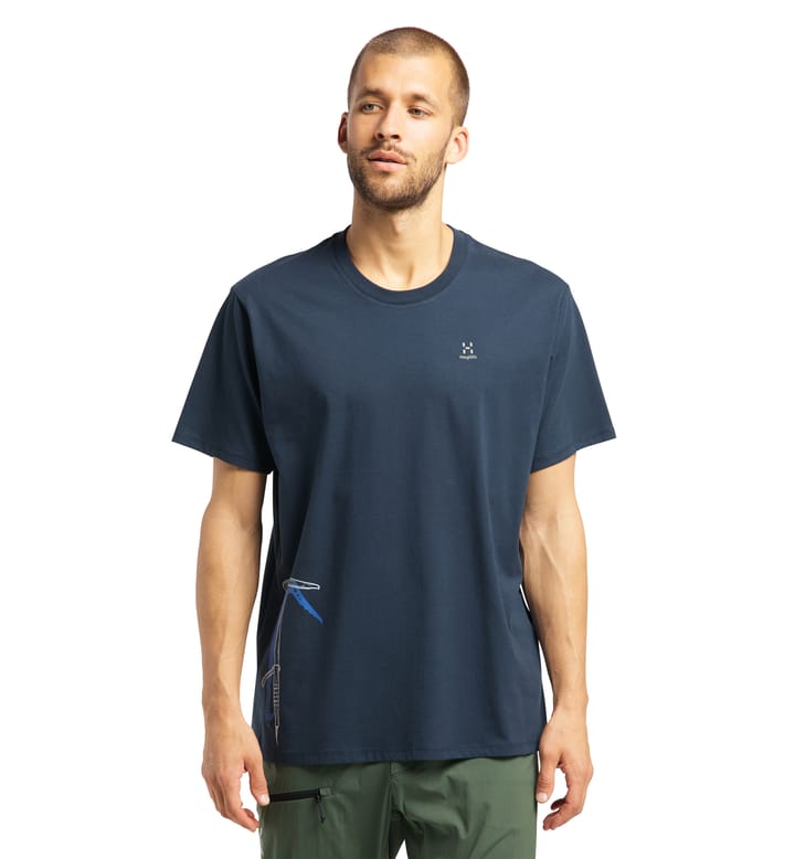 Camp Tee Men Tarn Blue Camp Tee Men Tarn Blue