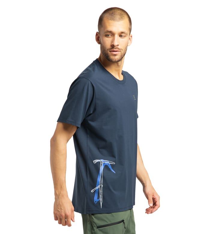 Camp Tee Men Tarn Blue Camp Tee Men Tarn Blue