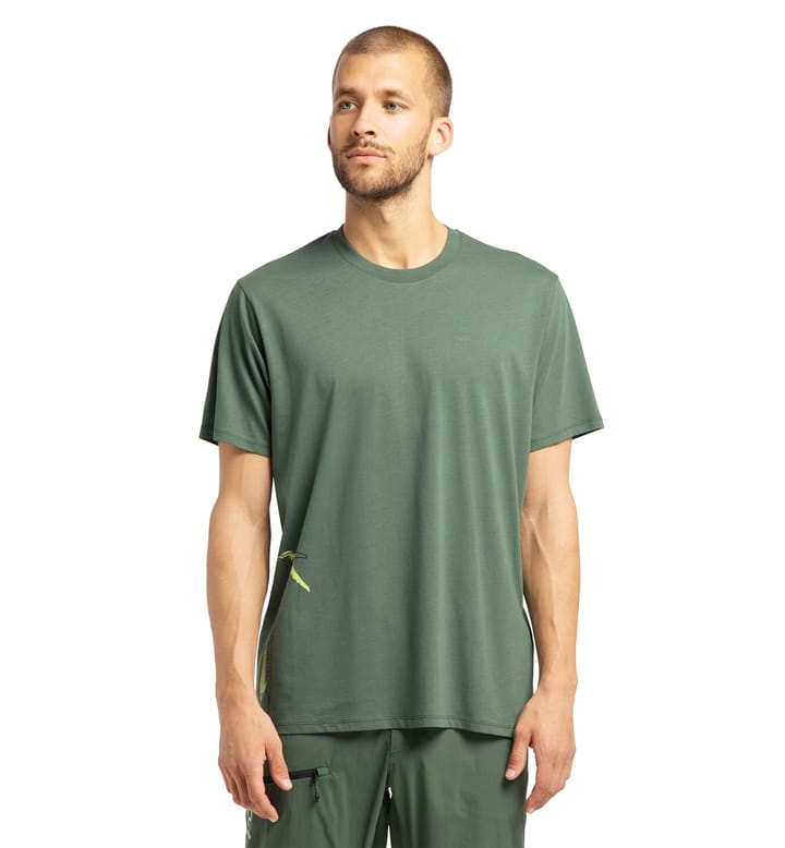 Camp Tee Men Fjell Green Camp Tee Men Fjell Green