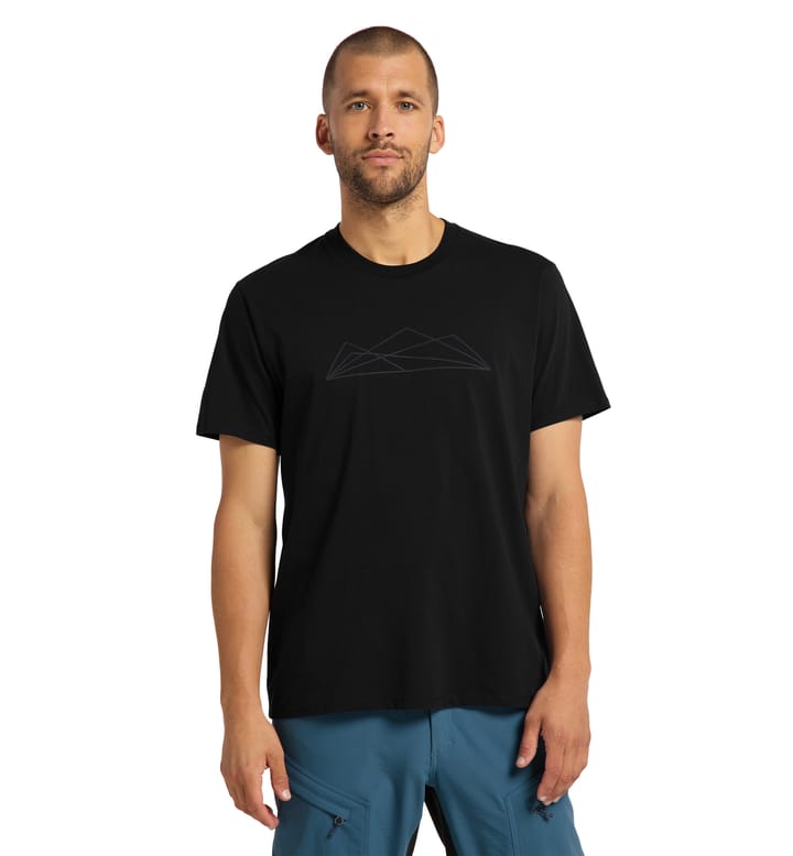 Camp Tee Men True Black Graphic Camp Tee Men True Black Graphic