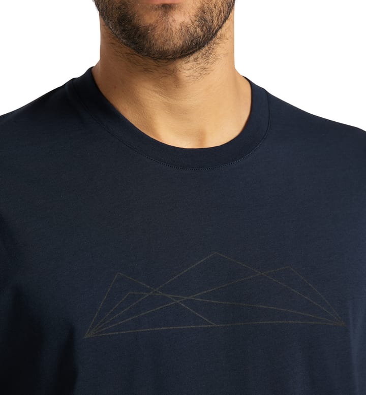 Camp Tee Men Tarn Blue Graphic Camp Tee Men Tarn Blue Graphic
