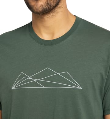 Camp Tee Men Fjell Green Graphic