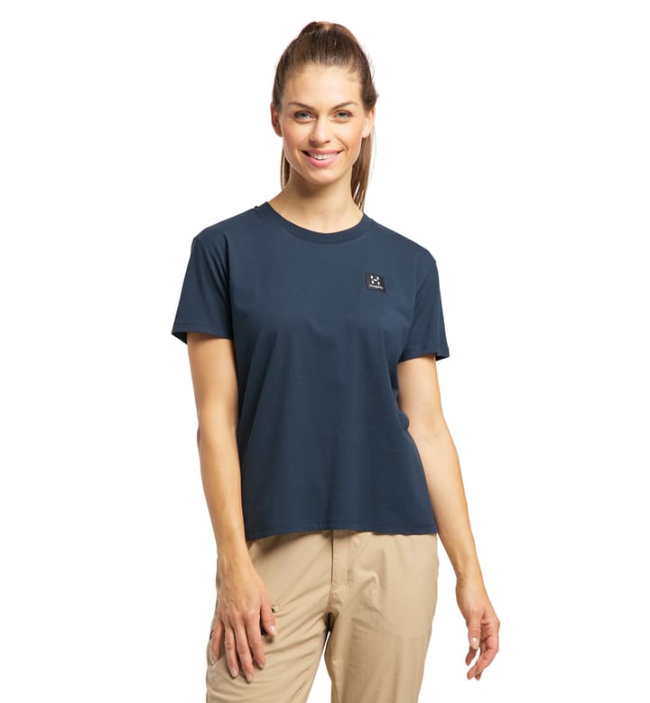 Camp Tee Women Tarn Blue Camp Tee Women Tarn Blue