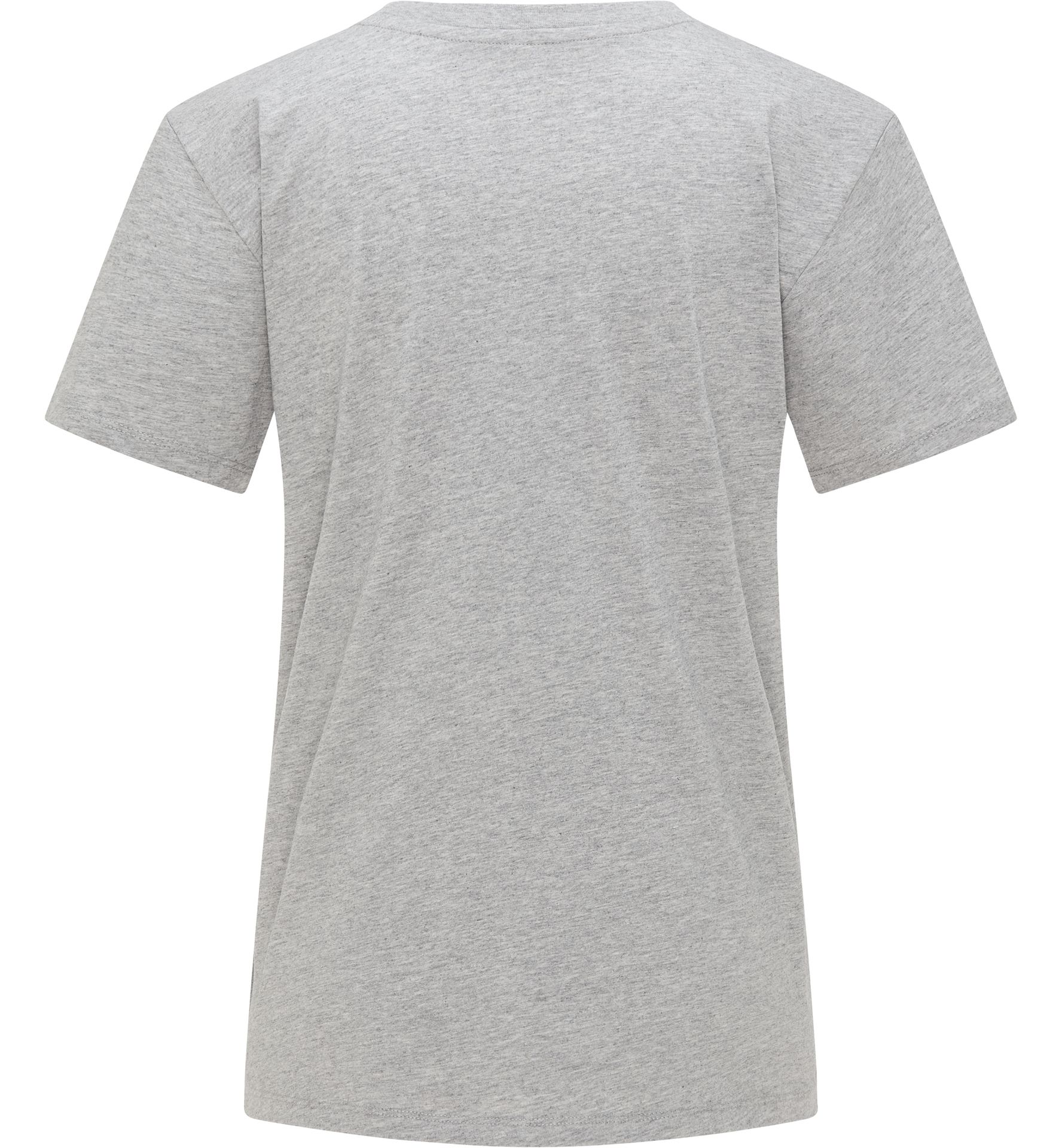 Camp Tee Women Grey Melange Solid
