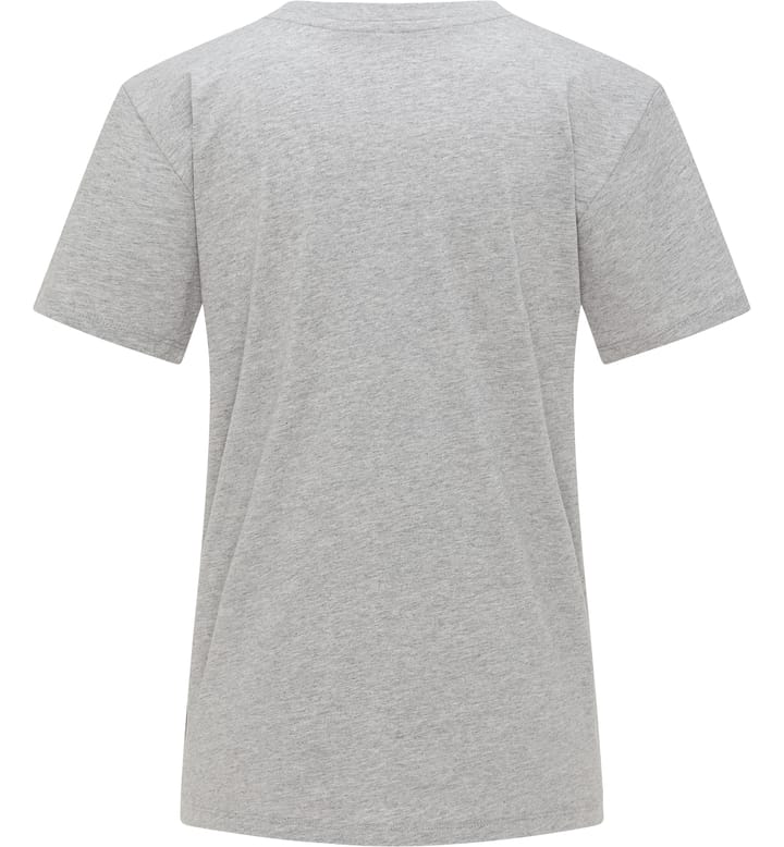 Camp Tee Women Grey Melange Solid