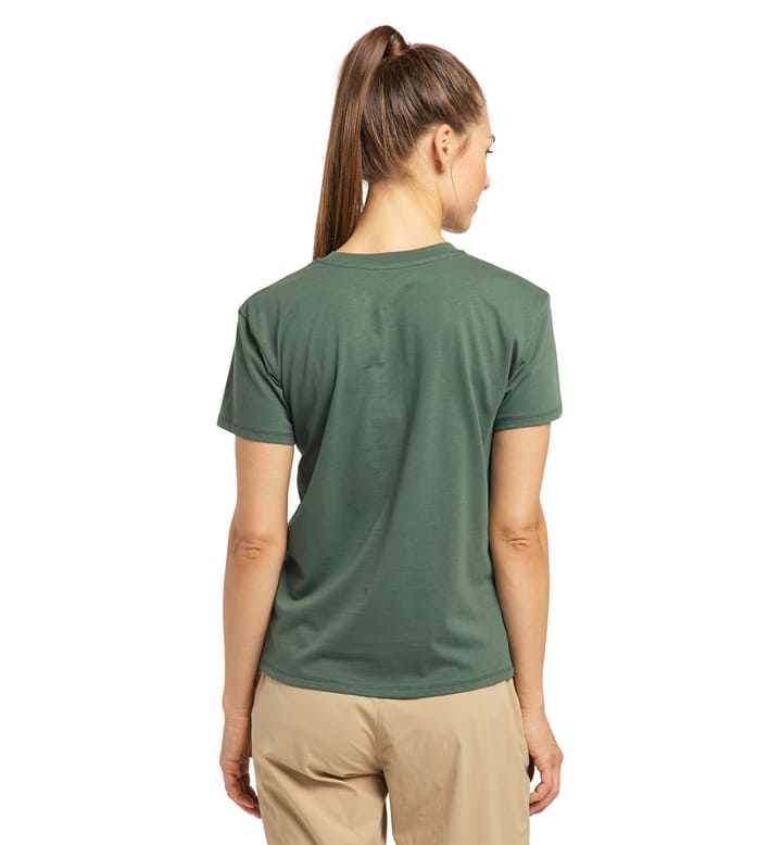 Camp Tee Women Fjell Green Camp Tee Women Fjell Green