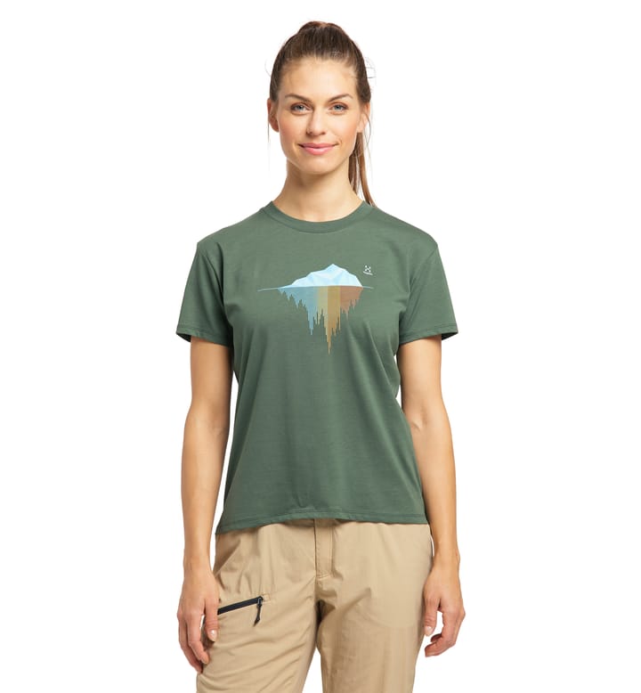 Camp Tee Women Fjell Green Camp Tee Women Fjell Green