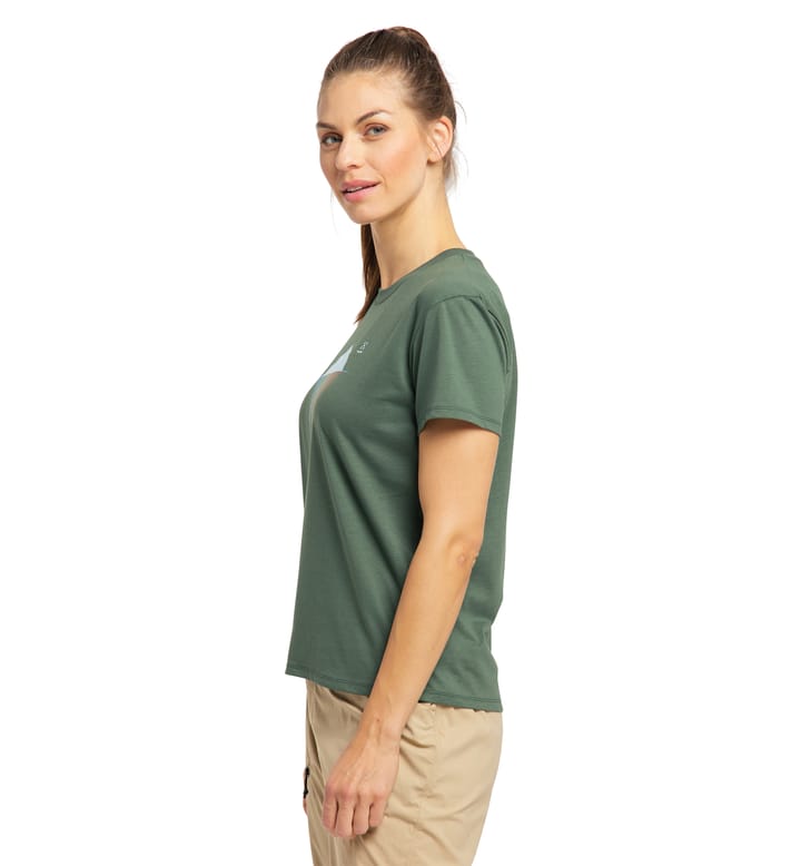 Camp Tee Women Fjell Green Camp Tee Women Fjell Green