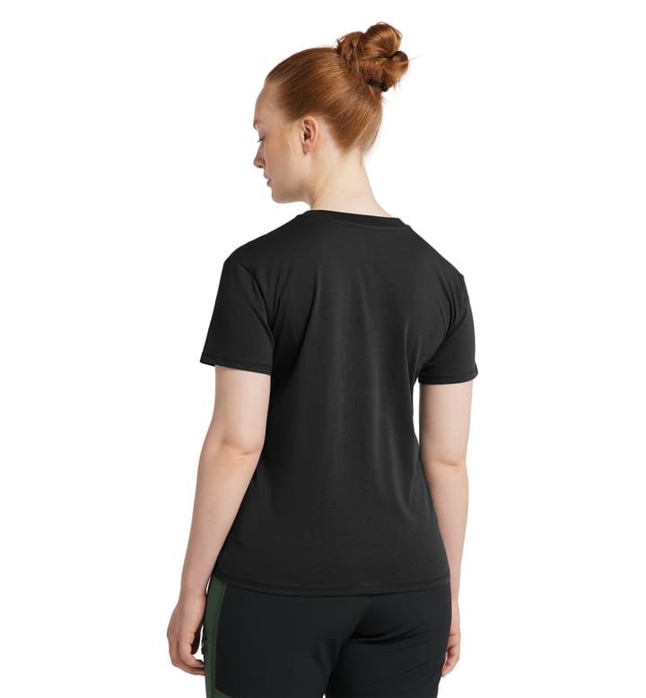 Camp Tee Women True Black Graphic Camp Tee Women True Black Graphic