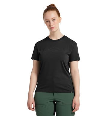 Camp Tee Women True Black Graphic