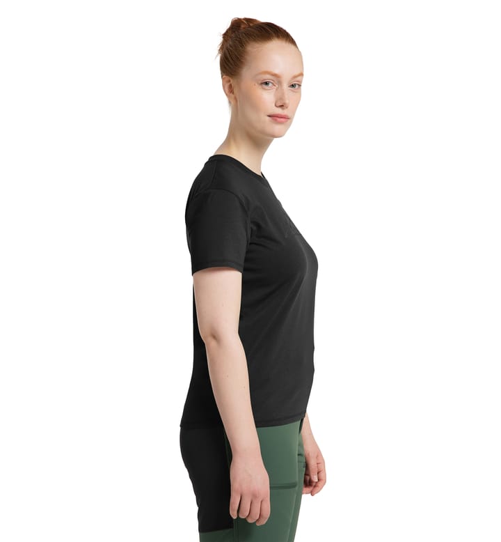 Camp Tee Women True Black Graphic Camp Tee Women True Black Graphic
