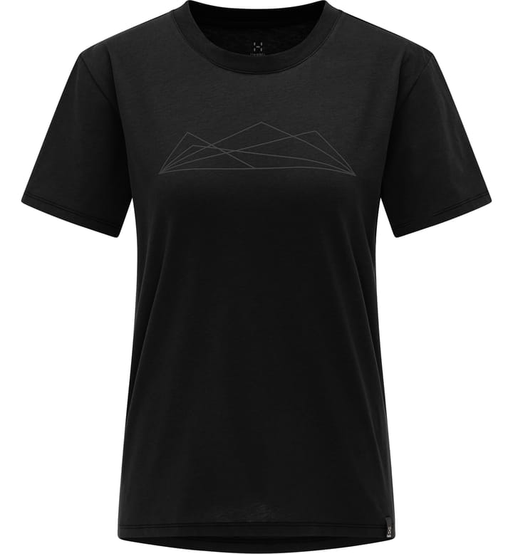 Camp Tee Women True Black Graphic Camp Tee Women True Black Graphic
