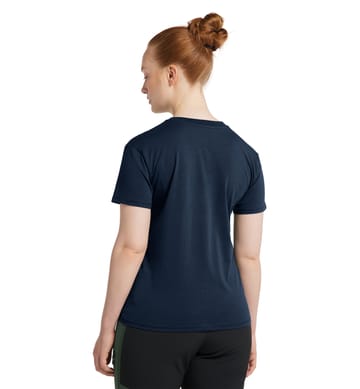 Camp Tee Women Tarn Blue Graphic