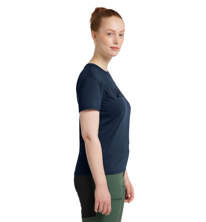 Camp Tee Women Tarn Blue Graphic Camp Tee Women Tarn Blue Graphic