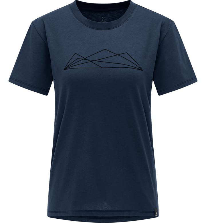 Camp Tee Women Tarn Blue Graphic