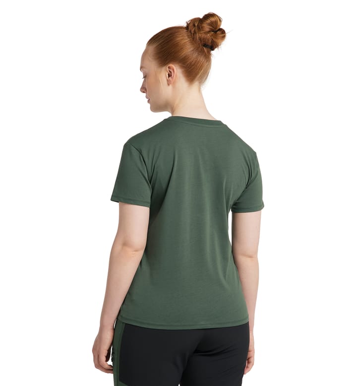 Camp Tee Women Fjell Green Graphic