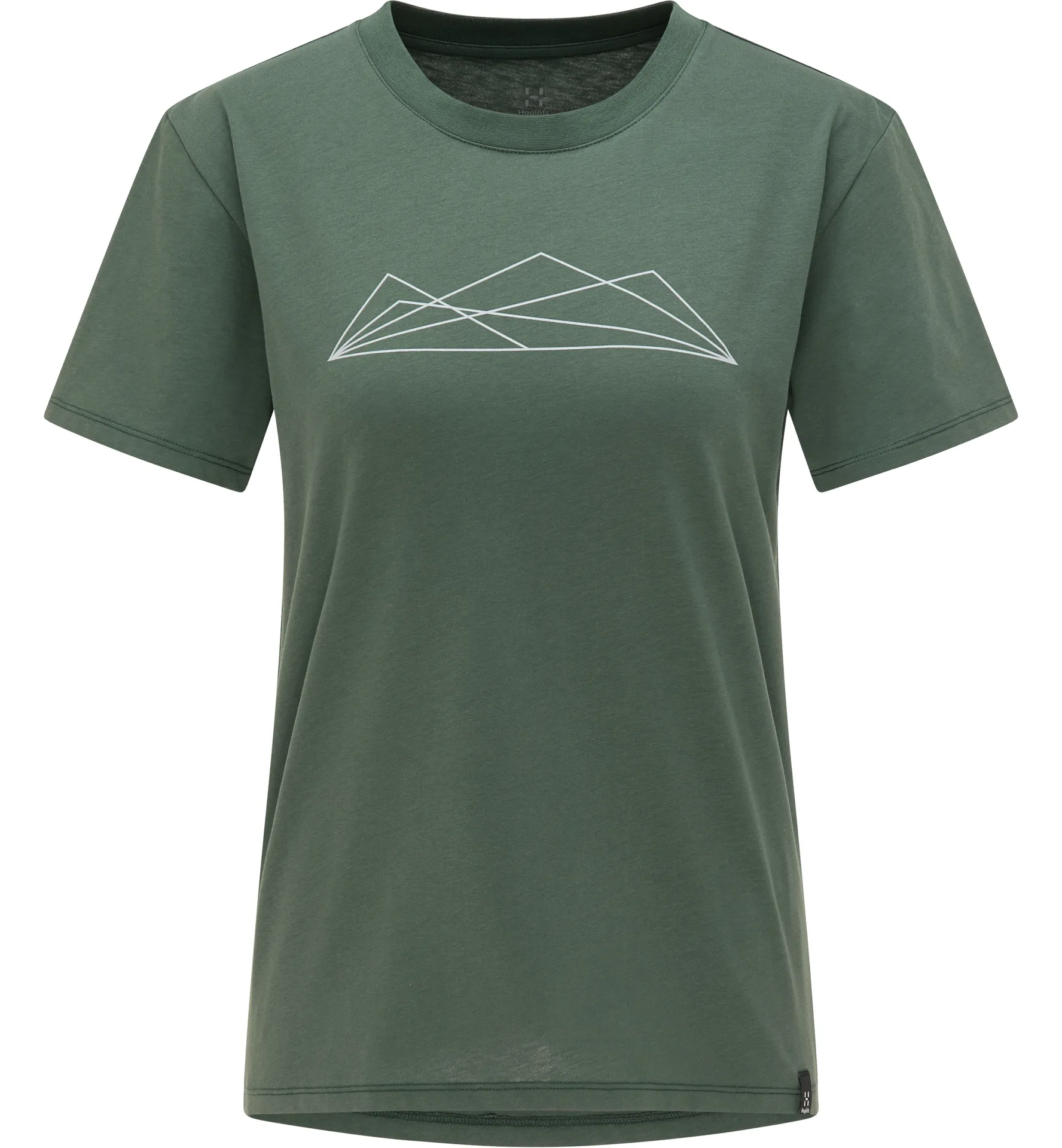Camp Tee Women Fjell Green Graphic