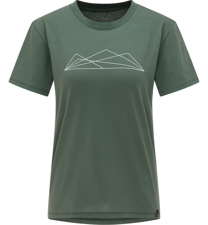 Camp Tee Women Fjell Green Graphic