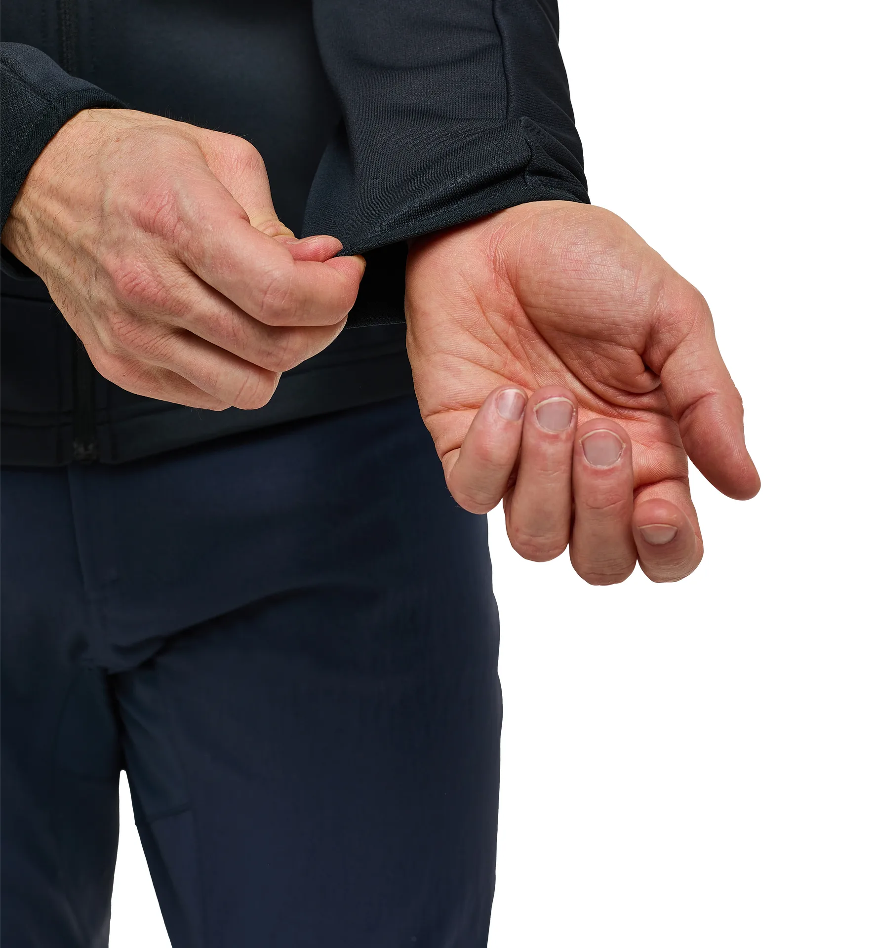 Frost Mid Hood Men True Black Solid