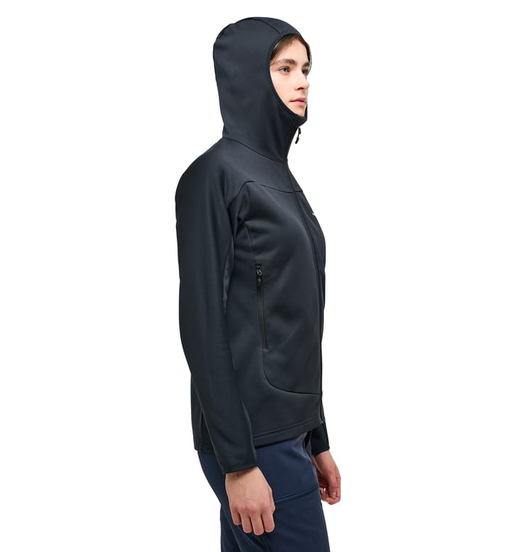 Frost Mid Hood Women | True Black | Tops | Activities | Hiking ...