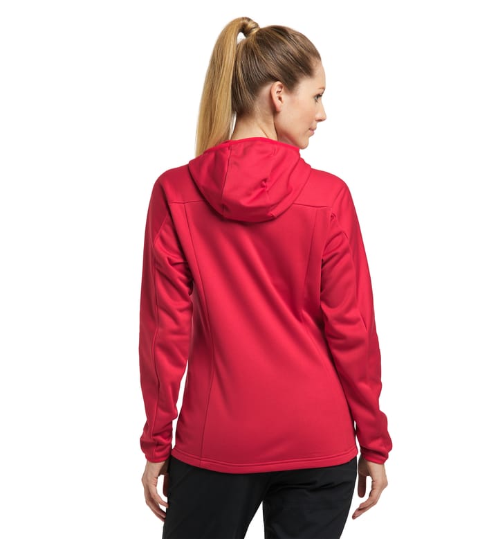 Frost Mid Hood Women Scarlet Red