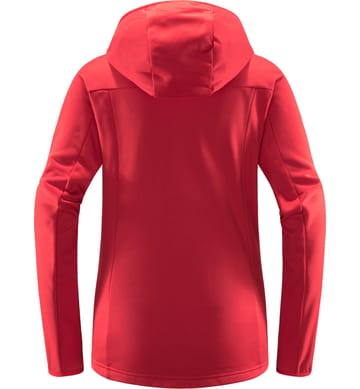 Frost Mid Hood Women Scarlet Red