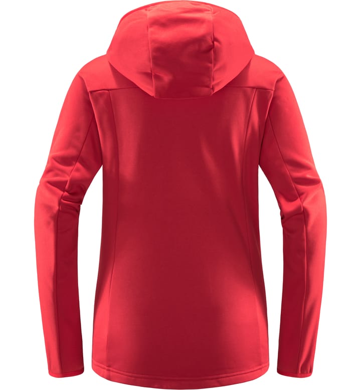 Frost Mid Hood Women Scarlet Red