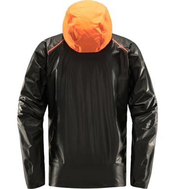 L.I.M Breathe GTX Shakedry Jacket Men Magnetite/Flame Orange