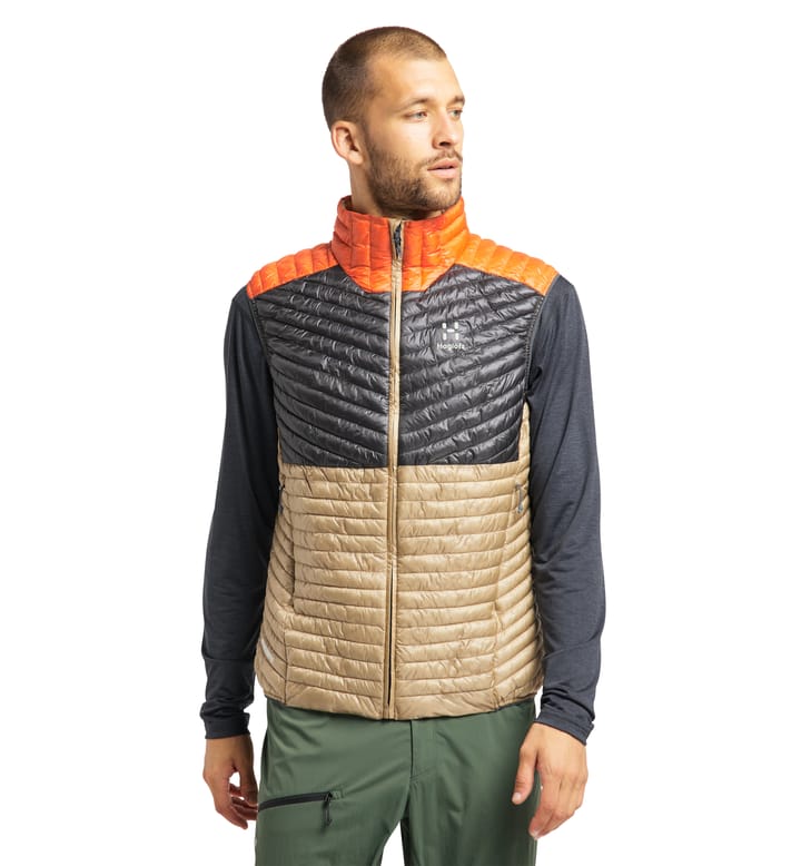 L.I.M Mimic Vest Men Sand/Magnetite