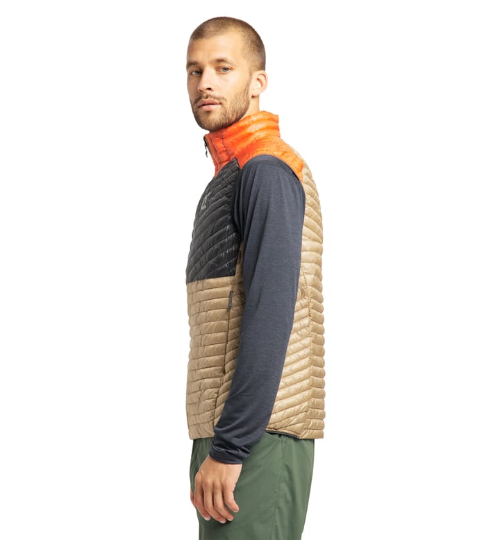 L.I.M Mimic Vest Men Sand/Magnetite