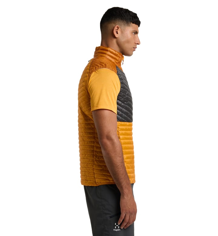 L.I.M Mimic Vest Men Sunny Yellow/Magnetite