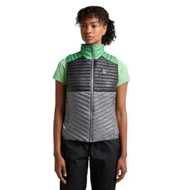 L.I.M Mimic Vest Women Concrete/Magnetite