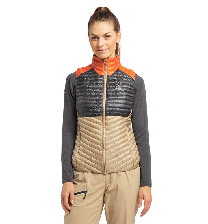 L.I.M Mimic Vest Women Sand/Magnetite