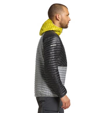 L.I.M Mimic Hood Men Stone Grey/Magnetite