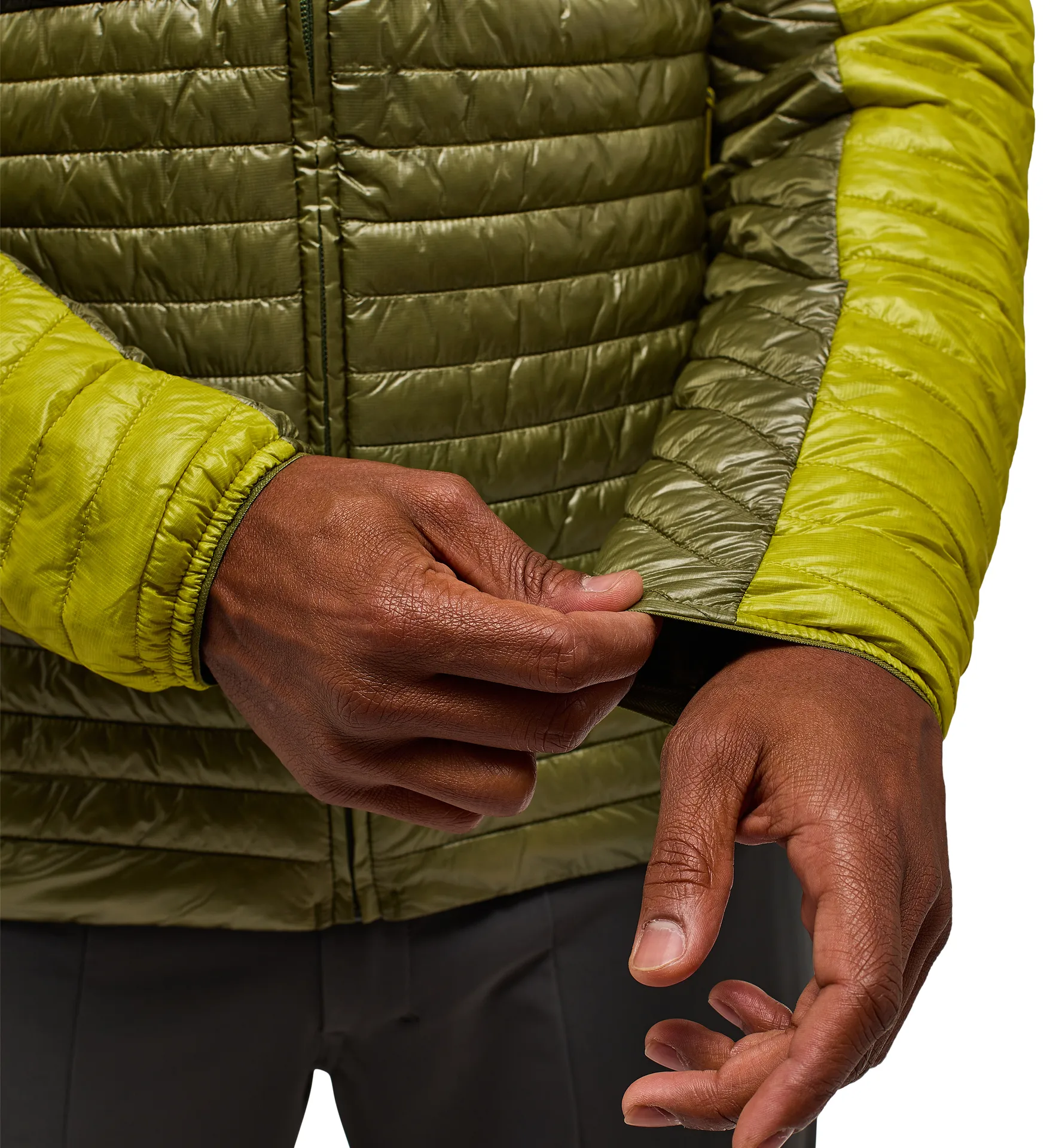 L.I.M Mimic Hood Men Olive Green/Magnetite