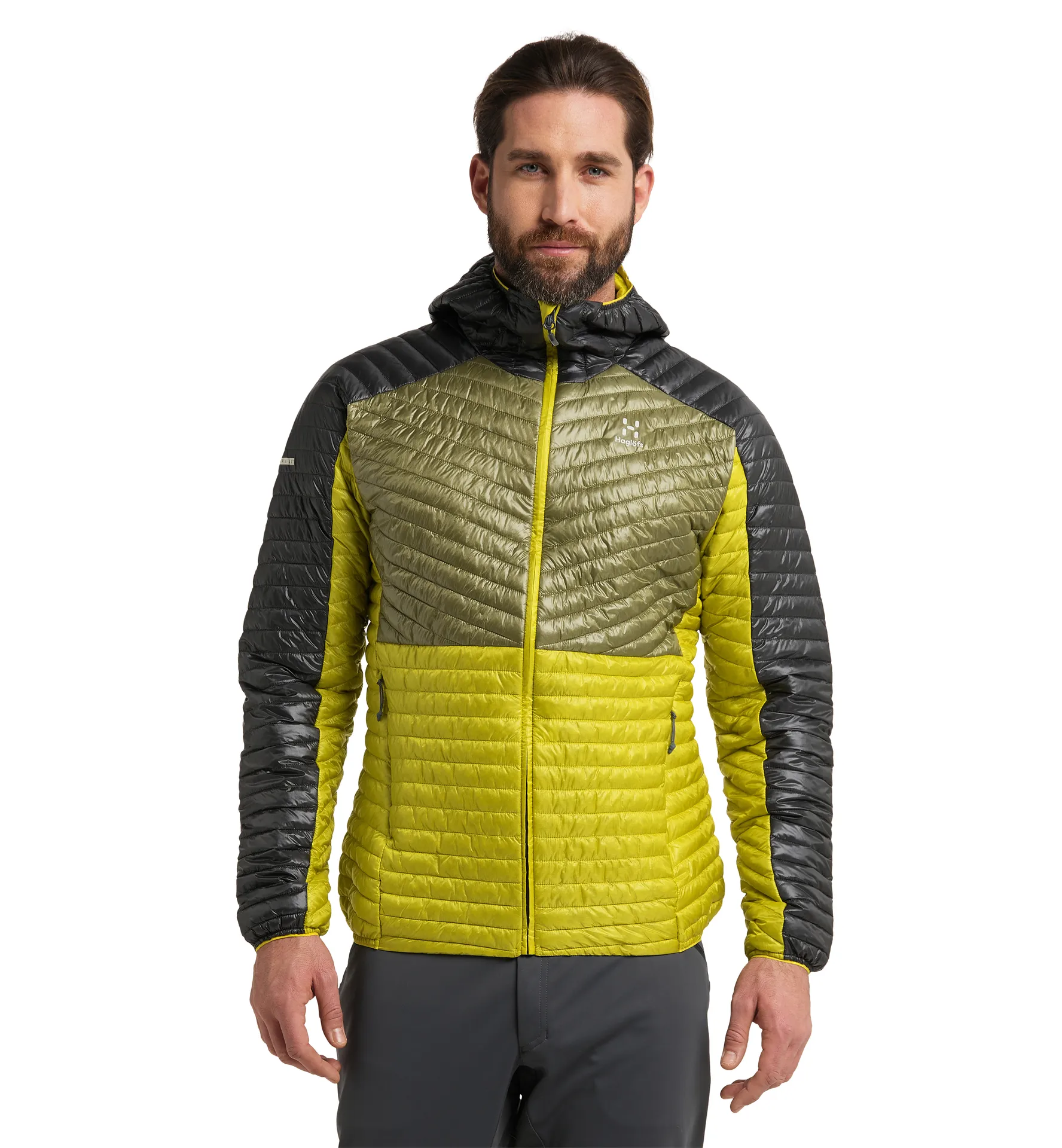 L.I.M Mimic Hood Men Aurora/Olive Green