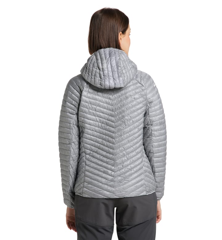 L.I.M Mimic Hood Women Stone Grey