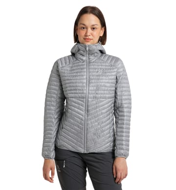 L.I.M Mimic Hood Women Stone Grey