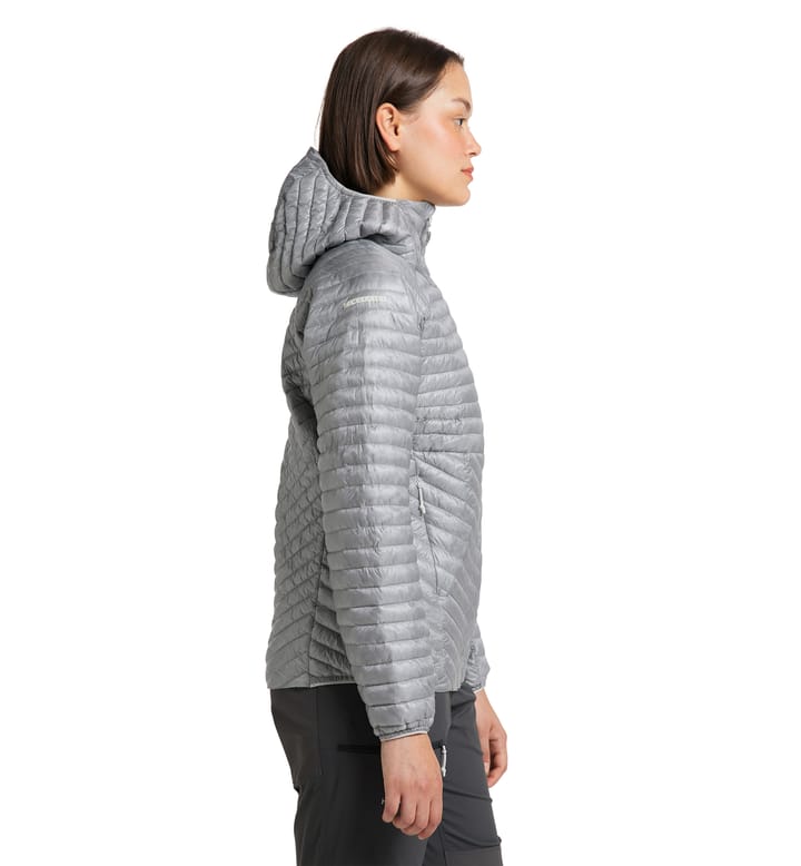 L.I.M Mimic Hood Women Stone Grey