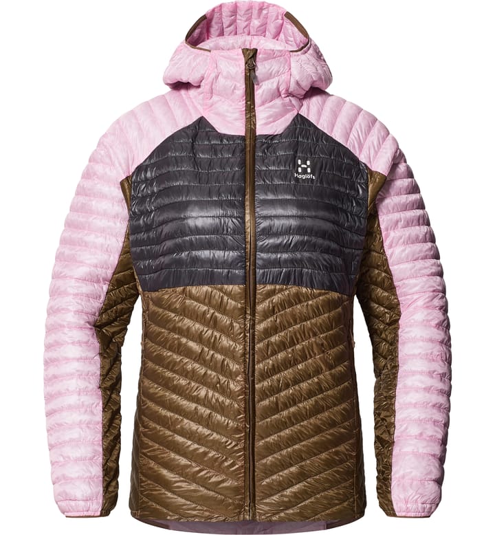 L.I.M Mimic Hood Women Fresh Pink/Teak Brown