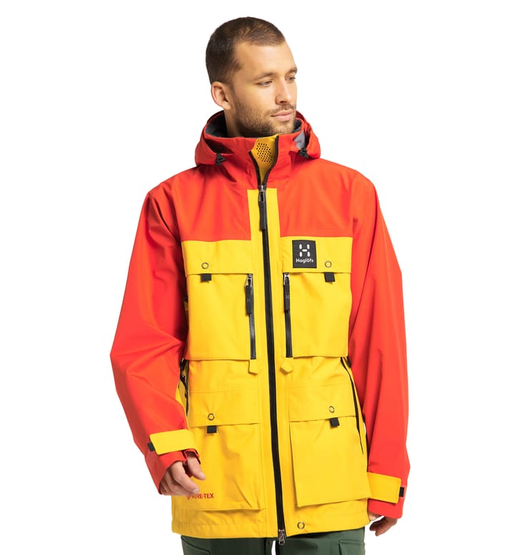 IC3 Gore-Tex Jacket Pumpkin Yellow/Habanero