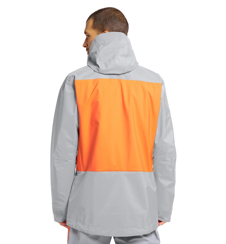 Vassi Touring GTX Jacket Men Flame Orange/Concrete