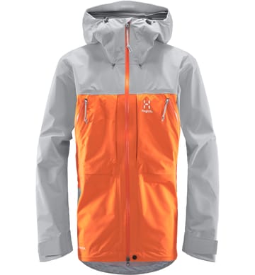 Vassi Touring GTX Jacket Men Flame Orange/Concrete