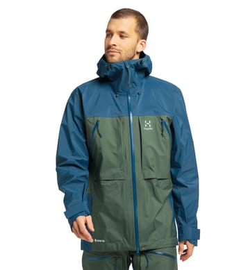 Vassi Touring GTX Jacket Men Fjell Green/Dark Ocean