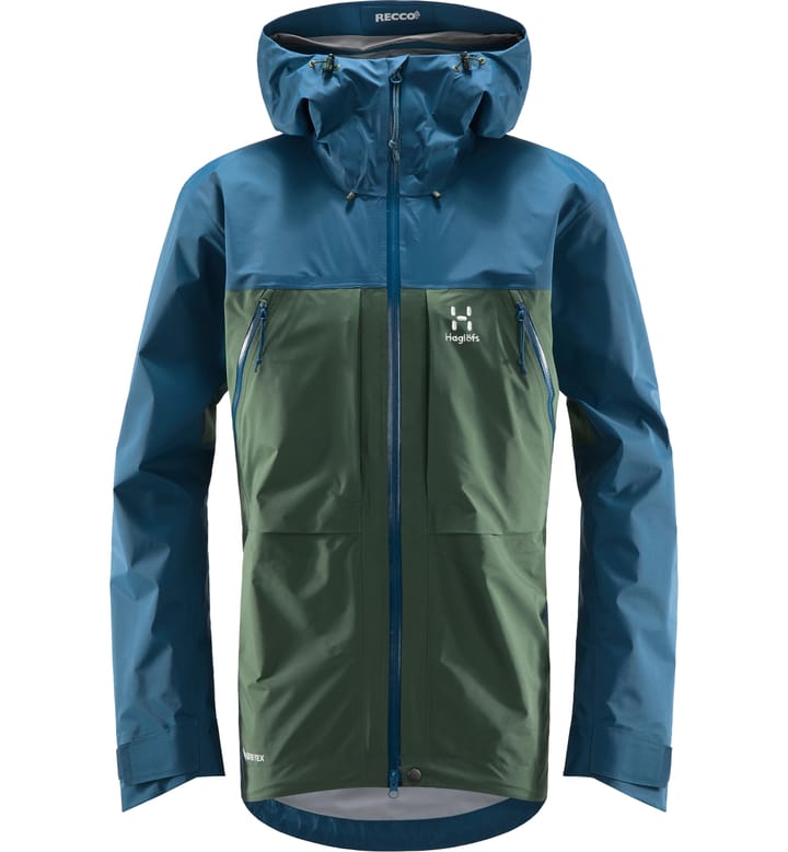 Vassi Touring GTX Jacket Men Fjell Green/Dark Ocean