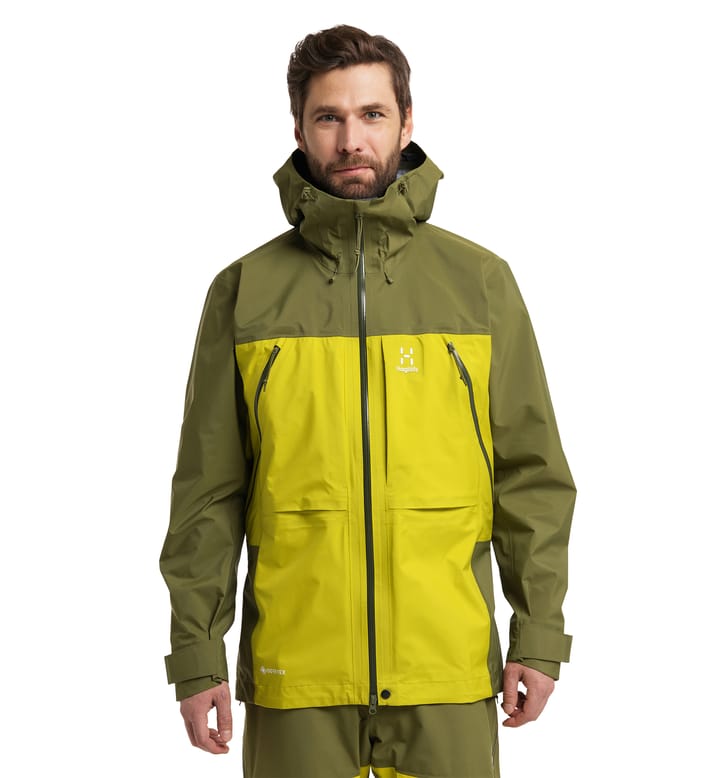 Vassi Touring GTX Jacket Men Aurora/Olive Green