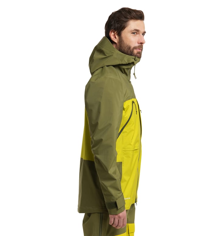 Vassi Touring GTX Jacket Men Aurora/Olive Green