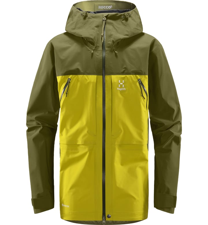 Vassi Touring GTX Jacket Men Aurora/Olive Green